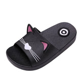 Boy Girl Cartoon Cat Shoes 2019 Summer Todder Animal Kids Indoor Baby Flip Flops PVC Kawaii Infant Beach Casual Slippers Soft
