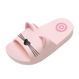 Boy Girl Cartoon Cat Shoes 2019 Summer Todder Animal Kids Indoor Baby Flip Flops PVC Kawaii Infant Beach Casual Slippers Soft