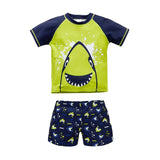 Baby Swimwear Summer Animal Boys 2 Pcs Swimsuit Shark Bathing Suit Swimwear Kids Bathing Suit Beach Wear Cartoon Swimsuit