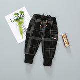 IENENS 0-2Y Fashion Boys Slim Straight Trousers Toddler Infant Boy's Casual Long Pants Kids Baby Children Cotton Stripe Bottoms