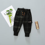 IENENS 0-2Y Fashion Boys Slim Straight Trousers Toddler Infant Boy's Casual Long Pants Kids Baby Children Cotton Stripe Bottoms