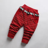 IENENS 0-2Y Fashion Boys Slim Straight Trousers Toddler Infant Boy's Casual Long Pants Kids Baby Children Cotton Stripe Bottoms