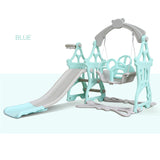 Brand New Plastic Kids Slides And Swing Child Home Playground Plastic Slides Indoor Eco-friendly Slider with Swing free shipping