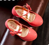 Bekanille Girls Leather Shoes Autumn Bowtie Sandals 2019 New Children Shoes High Heels Princess Sweet Sandals For Girls SZ107