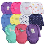 Baby Girl Bodysuits Set Long Sleeves Body Baby Cotton Bodysuits Baby Girl/Boy Clothes Cartoon Newborn Infant Baby Clothing