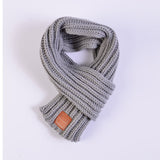Cute Kids Boys Girls Winter Scarf Pompom Baby Scarf Warm Scarves Knitting Wool Neck Warm Elastic Toddler Accessories
