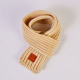 Cute Kids Boys Girls Winter Scarf Pompom Baby Scarf Warm Scarves Knitting Wool Neck Warm Elastic Toddler Accessories