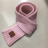 Cute Kids Boys Girls Winter Scarf Pompom Baby Scarf Warm Scarves Knitting Wool Neck Warm Elastic Toddler Accessories