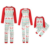 Merry Christmas Parent-child Outfits Casual Family Matching Outfits Pajamas Set Christmas Clothes Parent-child Sleepwear