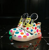 New Spring Bright Autumn Children Easy Kids Led Shoes High Girls Shoes Babies Boys Trainer Daughters