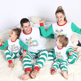 Merry Christmas Parent-child Outfits Christmas Elk Print Family Matching Outfits Clothing Long Sleeve T-shirt Pants Clothes Set