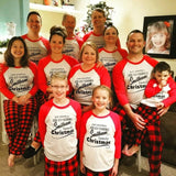Merry Christmas Parent-child Outfits Christmas Elk Print Family Matching Outfits Clothing Long Sleeve T-shirt Pants Clothes Set