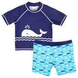 Baby Swimwear Summer Animal Boys 2 Pcs Swimsuit Shark Bathing Suit Swimwear Kids Bathing Suit Beach Wear Cartoon Swimsuit