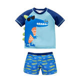 Baby Swimwear Summer Animal Boys 2 Pcs Swimsuit Shark Bathing Suit Swimwear Kids Bathing Suit Beach Wear Cartoon Swimsuit
