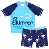 Baby Swimwear Summer Animal Boys 2 Pcs Swimsuit Shark Bathing Suit Swimwear Kids Bathing Suit Beach Wear Cartoon Swimsuit