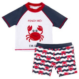 Baby Swimwear Summer Animal Boys 2 Pcs Swimsuit Shark Bathing Suit Swimwear Kids Bathing Suit Beach Wear Cartoon Swimsuit