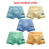 Children Boy Underwear for Kids  Funny Beard Boxer Panties Shorts Soft Cotton Underpants Boys Teenage Striped Panties Kids 3-10Y