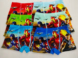 4pcs/lot Boys Underwear Boxers Briefs Underpants Super Hero Spiderman Cartoon Car Kids Panties Panty Briefs Infant Teenagers