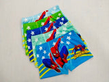 4pcs/lot Boys Underwear Boxers Briefs Underpants Super Hero Spiderman Cartoon Car Kids Panties Panty Briefs Infant Teenagers