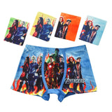 1 Pcs/Lot Boys Boxer Briefs Kids Underwear Baby Boy Underpants Cartoon Spiderman Soft Children Panties 3-11years Super Hero