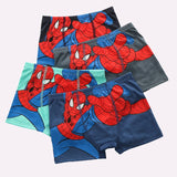 1 Pcs/Lot Boys Boxer Briefs Kids Underwear Baby Boy Underpants Cartoon Spiderman Soft Children Panties 3-11years Super Hero