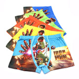 1 Pcs/Lot Boys Boxer Briefs Kids Underwear Baby Boy Underpants Cartoon Spiderman Soft Children Panties 3-11years Super Hero