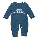 2019 Baby Spring Autumn Clothing Newborn Infant Baby Boy Knitted Letter Printed Long Sleeve Romper Tops Winter Outfits Clothes