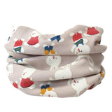 Thick Cotton Cartoon Baby Girl Neckerchief Scarves Winter Children Shawl Wrap Keep Warm Scarf O Ring Neck Scarves Neckcloth шарф