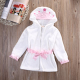 Baby Boys Girls Robe Towel Coral Fleece Blanket Hooded Wrap Children's Bathrobe Soft Velvet Robe Pajamas Animal Infant Bathing