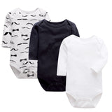 Baby Bodysuit 3pieces/lot Autumn Newborn 100% Cotton Body Baby Long Sleeve Underwear Infant Boys and Girls Pajamas Clothing