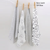 100% Cotton Newborn Baby Towels Saliva Towel Nursing Towel Baby Boys Girls Bebe Toalha Washcloth Handkerchief Dropshipping KF011