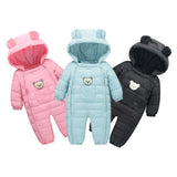 High Quality Baby Rompers Winter Children Winter Thick Cotton Warm Clothes Jumpsuit Children Outerwear Baby Wear
