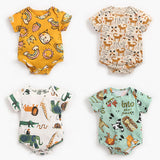 2020 Newborn Baby Bodysuit Children Clothing Twins Fashion Girls Boy Clothes Jumpsuit Girls Clothing Suit Cotton 0-36M Body Bebe