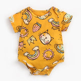 2020 Newborn Baby Bodysuit Children Clothing Twins Fashion Girls Boy Clothes Jumpsuit Girls Clothing Suit Cotton 0-36M Body Bebe