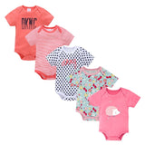 2019 New Baby Bodysuit Cotton Pyjamas bebe Newborn Baby Girl Clothes Set Body bebes Short Sleeve roupa de bebe Baby Boy Clothing