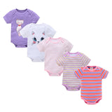 2019 New Baby Bodysuit Cotton Pyjamas bebe Newborn Baby Girl Clothes Set Body bebes Short Sleeve roupa de bebe Baby Boy Clothing