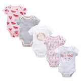 2019 New Baby Bodysuit Cotton Pyjamas bebe Newborn Baby Girl Clothes Set Body bebes Short Sleeve roupa de bebe Baby Boy Clothing