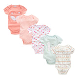 2019 New Baby Bodysuit Cotton Pyjamas bebe Newborn Baby Girl Clothes Set Body bebes Short Sleeve roupa de bebe Baby Boy Clothing
