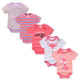 2019 New Baby Bodysuit Cotton Pyjamas bebe Newborn Baby Girl Clothes Set Body bebes Short Sleeve roupa de bebe Baby Boy Clothing