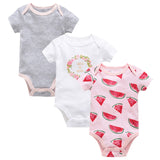 2019 New Baby Bodysuit Cotton Pyjamas bebe Newborn Baby Girl Clothes Set Body bebes Short Sleeve roupa de bebe Baby Boy Clothing