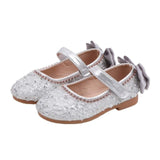 Children Leather Shoes Child Girls Princess Spring Autumn Shoes Chaussure Enfants Sandals Party Sequins Dance Shoes