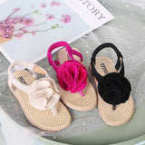 Flowers Toddler Sandals Summer Baby Girls Shoes Toddler Infant Beach Sandals Flowers  Princess Shoes Sandals For Children