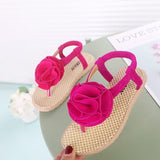 Flowers Toddler Sandals Summer Baby Girls Shoes Toddler Infant Beach Sandals Flowers  Princess Shoes Sandals For Children