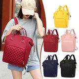 2020 Fashion Solid Color Mommy Backpack Large Capacity Nylon Maternity Bags Baby Care Nursing Diaper Travel Backpack Dropship