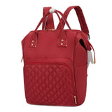 2020 Fashion Solid Color Mommy Backpack Large Capacity Nylon Maternity Bags Baby Care Nursing Diaper Travel Backpack Dropship