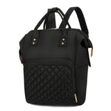 2020 Fashion Solid Color Mommy Backpack Large Capacity Nylon Maternity Bags Baby Care Nursing Diaper Travel Backpack Dropship