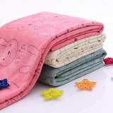 Children's Bath Comfortable And Fast Absorbent Printed Beach Towel Cute Animal Microfiber Soft Antibacterial Dry Bath Towel