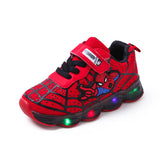 Boys Sneaker Girls Spiderman Kids Led Shoes With Lights Sneaker 2020 Spring Autumn Shoes Children Toddler Baby Girl Shoes