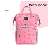 Disney Diaper Bag Backpack For Moms Baby Bag Maternity For Baby Care Nappy Bag Travel Stroller USB Heating Send Free 1Piar Hooks