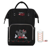 Disney Diaper Bag Backpack For Moms Baby Bag Maternity For Baby Care Nappy Bag Travel Stroller USB Heating Send Free 1Piar Hooks